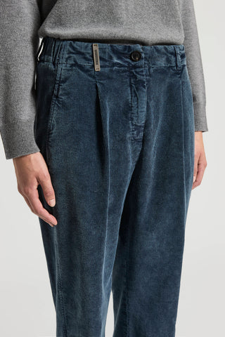 Pantalone in velluto 800 righe in cotone
