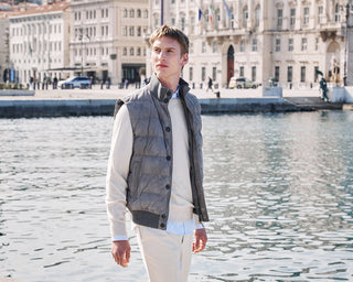 Pantalone in felpa di cotone stretch