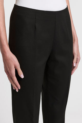 Cigarette-fit trousers in stretch cotton twill.