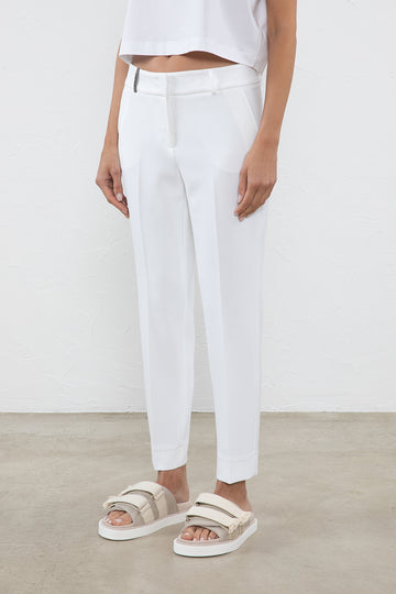 Regular fit low rise trousers  