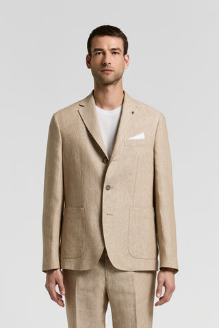 Blazer monopetto in lino