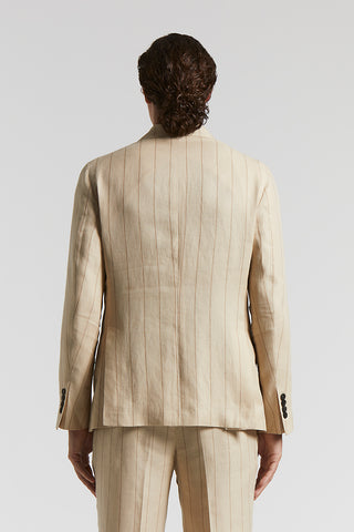 Ermenegildo Zegna linen single-breasted blazer