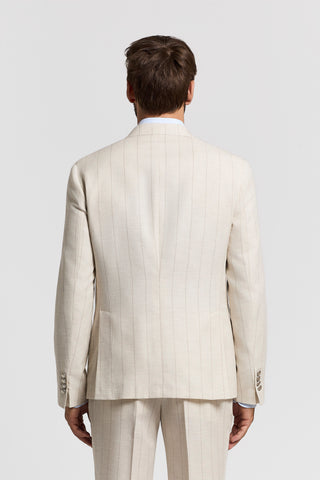 Blazer doppiopetto in misto cotone lana