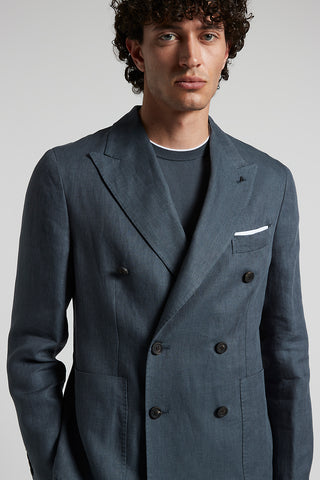 Ermenegildo Zegna double-breasted linen blazer