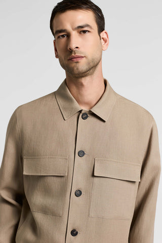 Overshirt in lino