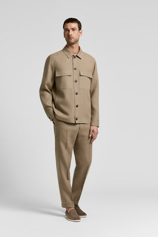 Overshirt in lino