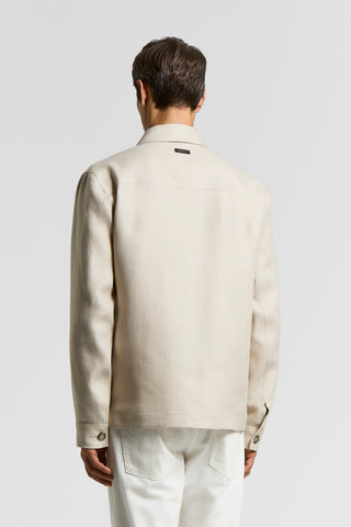 Pure linen Saharan jacket