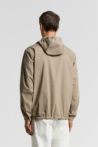 Cotton blend poplin jacket