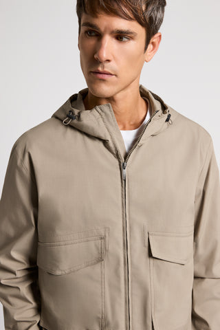 Giubbino in popeline di misto cotone