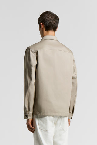 Giacca chore in gabardina in puro cotone