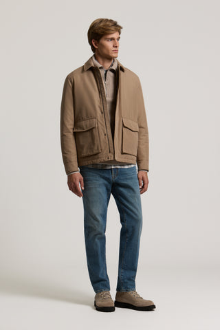 Giaccone in twill di cotone tecnico 2 / 3