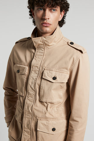 Comfort cotton gabardine field jacket