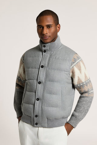 Gilet in flanella di pura lana