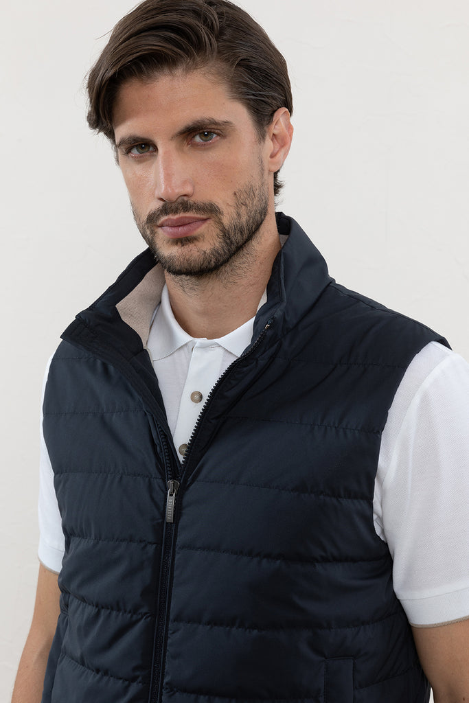 Down-fillet gilet  