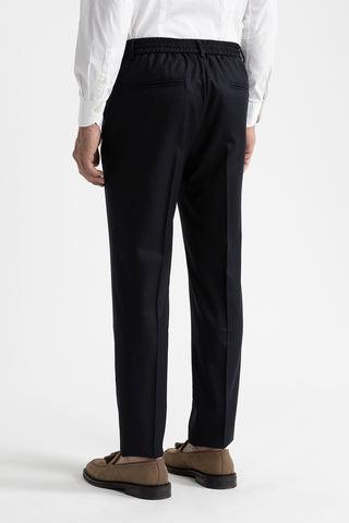 Pure wool flannel trousers  