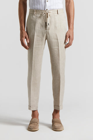 Ermenegildo Zegna pure linen jogger trousers