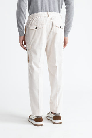 Cotton velvet chino trousers  