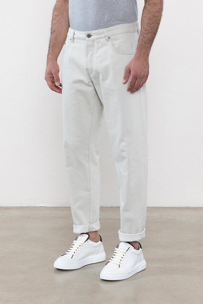 Selvedge cotton 5-pocket jeans  