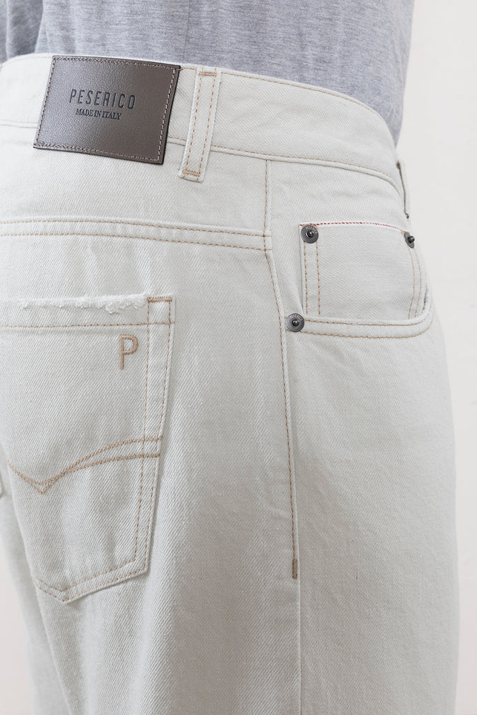Selvedge cotton 5-pocket jeans  