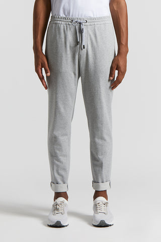 Soft cotton fleece jersey jogger trousers