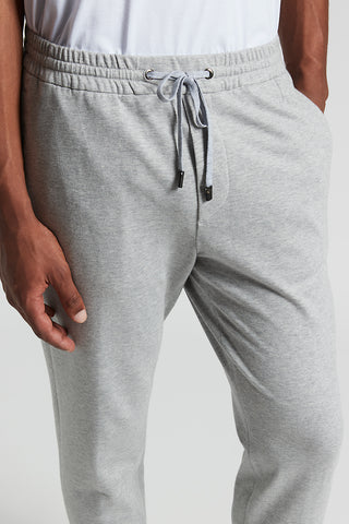 Soft cotton fleece jersey jogger trousers