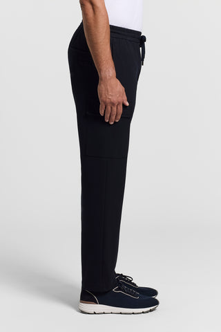 Jersey cargo trousers
