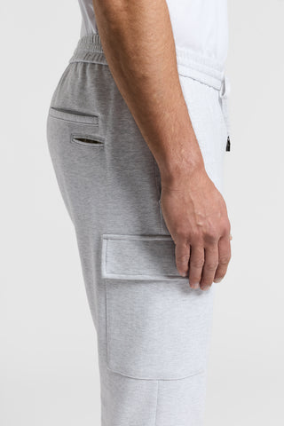 Pantalone cargo in jersey