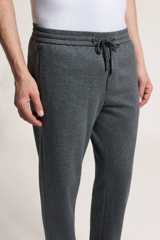 Pantalone jogger in interlock di misto cotone