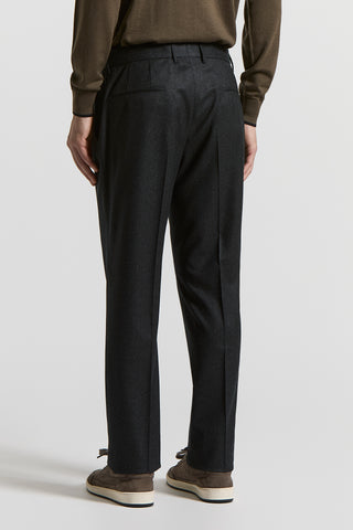 Wool flannel trousers
