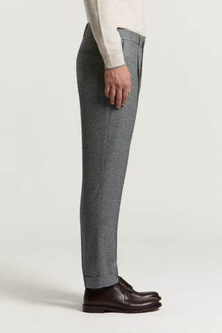 Pantalone in flanella di pura lana
