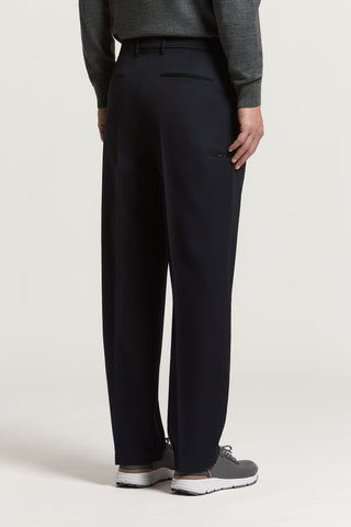 Pantalone in gabardina di pura lana