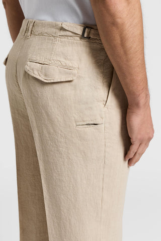 Pantalone in tela di lino