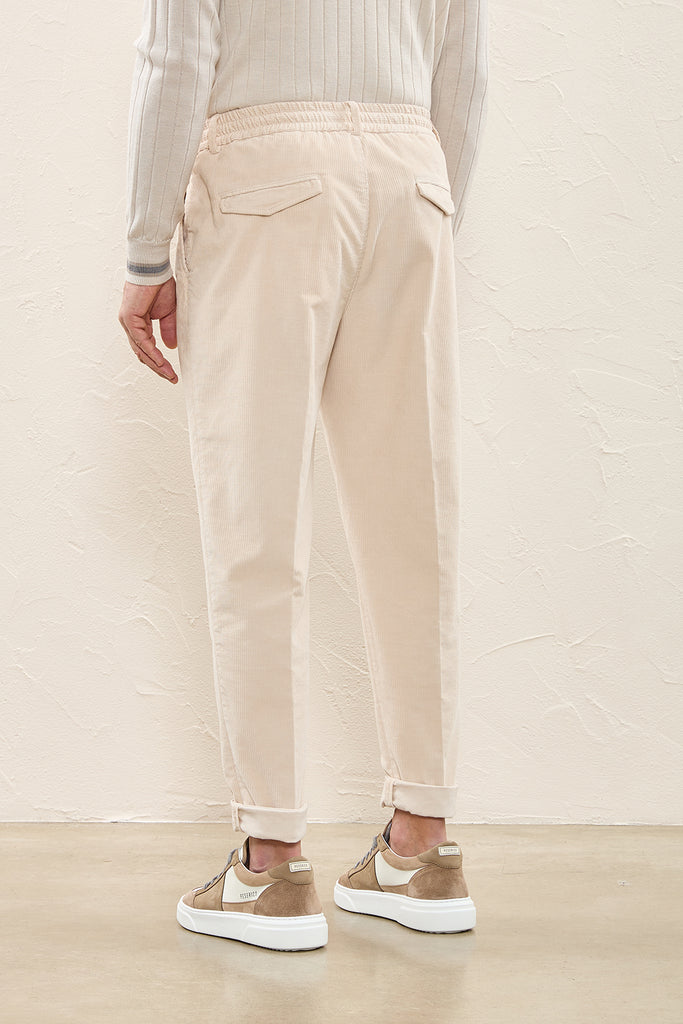 Yarn-dyed French corduroy joggers  