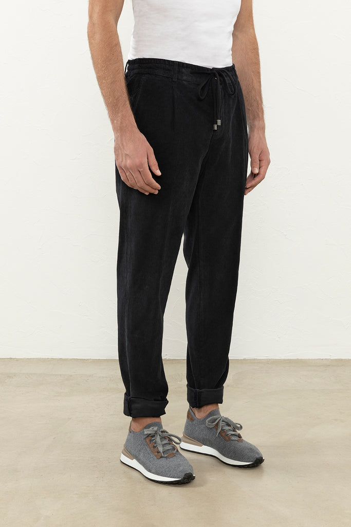 Yarn-dyed French corduroy joggers  