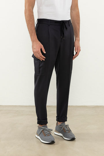 Wool blend joggers  
