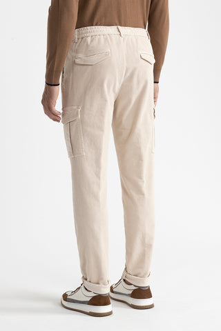 Corduroy joggers with pockets  