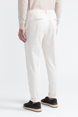 Cotton, tencel and silk joggers  