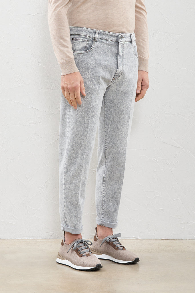 Denim regular fit 5 pocket jeans  