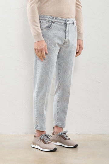 Denim regular fit 5 pocket jeans  