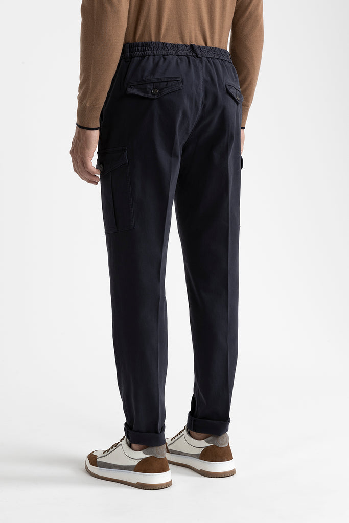 Cotton chinos with pockets  