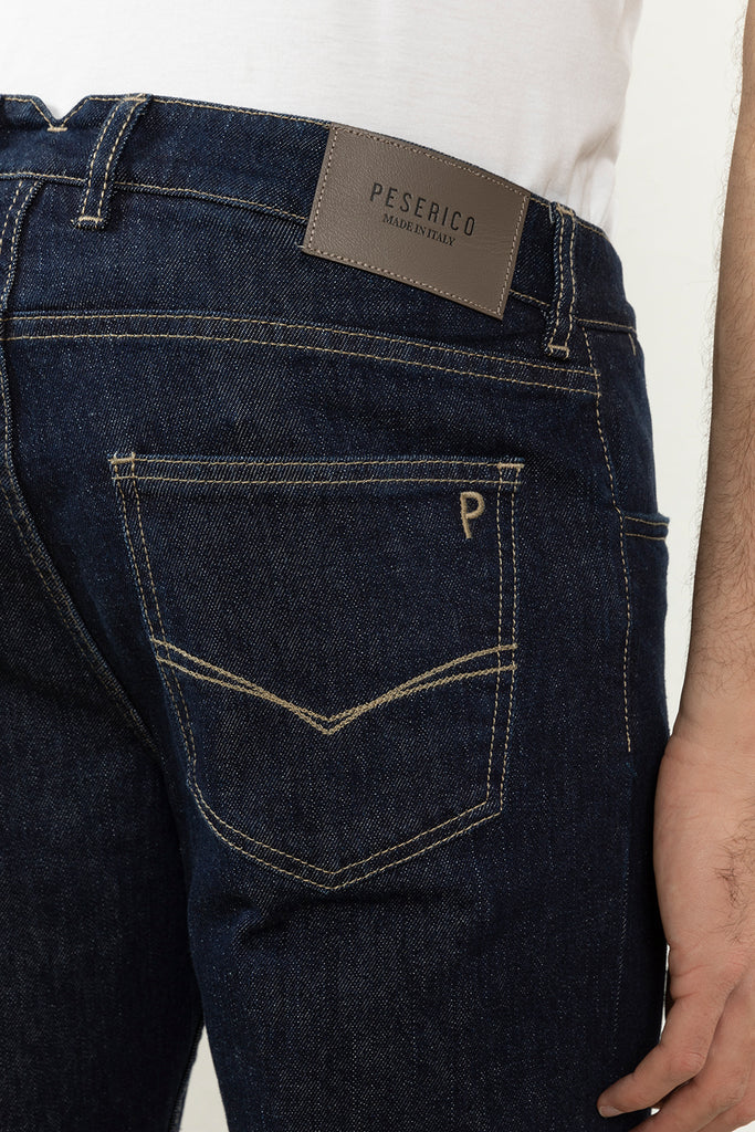 Rinse wash denim 5 pocket jeans  
