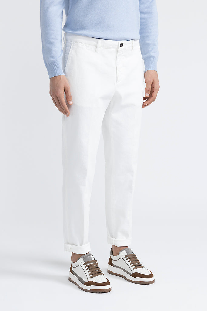 White bull denim chinos  