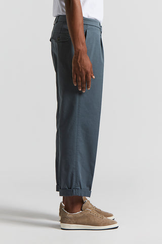 Comfort cotton gabardine trousers