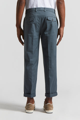 Comfort cotton gabardine trousers