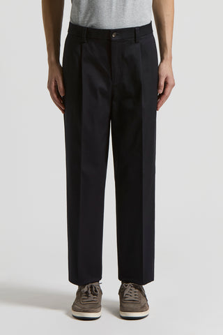 Pantaloni in caldo twill di cotone stretch