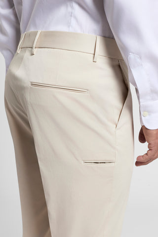 Pure cotton gabardine chino trousers
