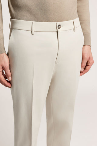 Pantalone chino in gabardina di cotone