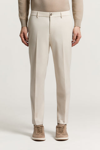 Pantalone chino in gabardina di cotone