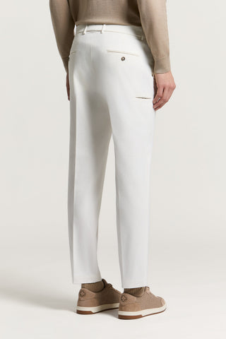 Pantalone chino in twill di cotone