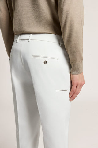 Pantalone chino in twill di cotone